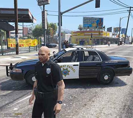 پلیس شدن در GTA V